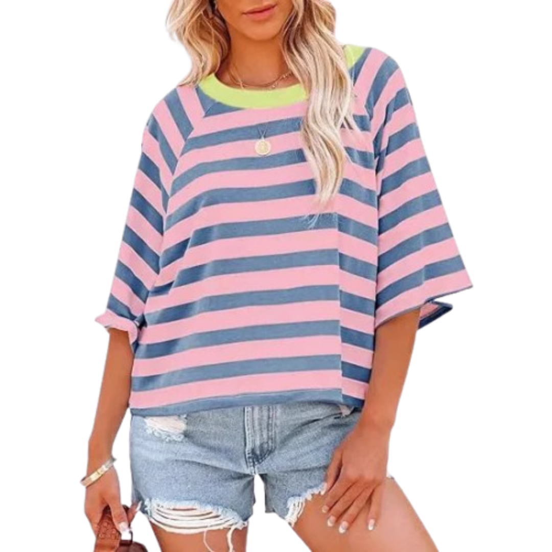 MAOSIE™ – Trendy Loose Fit Summer Crewneck Top