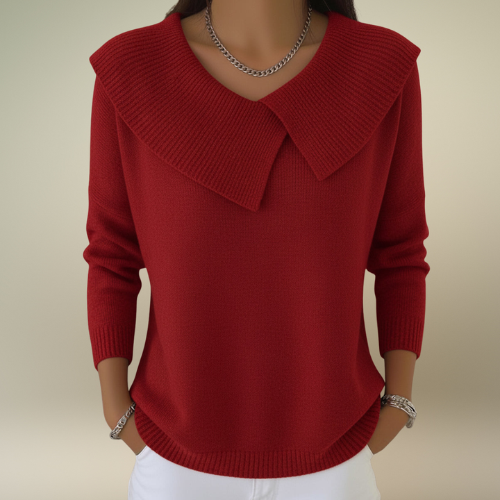 Linda | Soft Collar Sweater