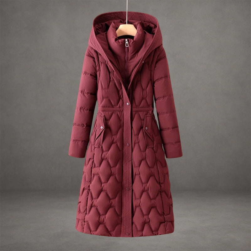 Olivia™ | Longline Hooded Down Coat